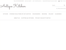 Tablet Screenshot of antiquekitchen.com